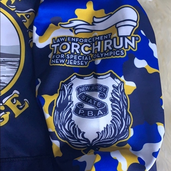 NWOT Polar Bear Plunge Hooded Performance Top NJ Camo medium - Picture 7 of 8